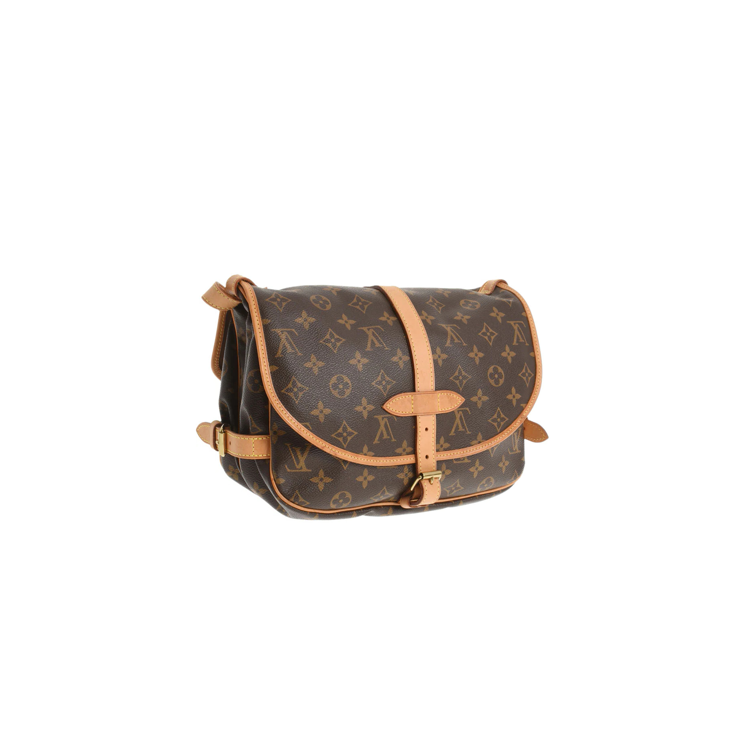 LOUIS VUITTON SAUMUR 30 SHOULDER BAG MONOGRAM CANVAS M40710 (28*20*11cm)